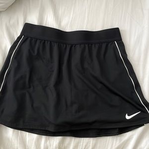 Nike dri fit tennis skirt black